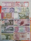 LOT bancnote circulate/NE -stare F BUNA-zona ASIA