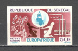 Senegal.1964 Posta aeriana-Colaborarea EUROPAFRICA nedantelat MS.54, Nestampilat