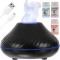 SMARTECH Difuzor de ulei esential tip flacara, aromaterapie, umidificator de aer, rezervor 130ML,cu lumina veghe ajustabila + 3 Uleiuri Cadou