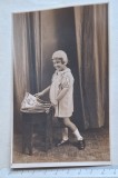 Fotografie copil Giurgiu 1937 &ndash; Foto Iosefovici &ndash; carte poștală interbelică