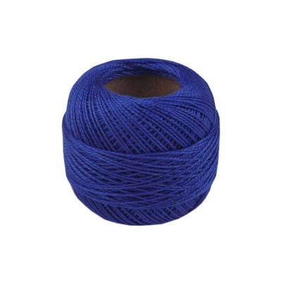 Ata pentru brodat Cotton Pearl NITARNA, 85 m, Bleumarin foto