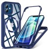 Husa 360&Atilde;&sbquo;&Acirc;&deg; iPhone 11 Techsuit ColorVerse MagSafe, albastru