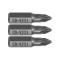 65470 STHOR Set 3 biti pozidrive PZ1, prindere hexagonala 1/4&amp;quot;, lungime 25 mm