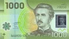 CHILE ? bancnota ? 1000 Pesos ? 2010 ? P-161a ? POLYMER ? UNC ? necirculata foto