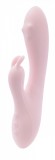 Vibrator Iepuras Fairy Flutter, 10 Moduri Vibratii, Silicon, USB, Roz, 19 .7 cm