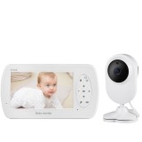 Baby Monitor Wireless HD 1080P, Ecran 4.3 Inch, Comunicare Bidirectionala, Detectare Voce