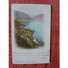 Carte postala, Territet, 1902