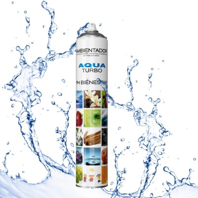 Spray odorizant profesional pentru camera Turbo Spray 750ml - Aqua foto
