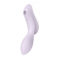 Stimulator 3 in 1 Curvy Trinity 2 Air Pulse&amp;Vibration Silicon USB Lila