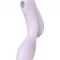 Stimulator 3 in 1 Curvy Trinity 2 Air Pulse&amp;Vibration Silicon USB Lila