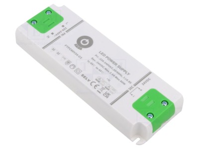 Alimentator LED 60W 24VDC 2,5A compact foto