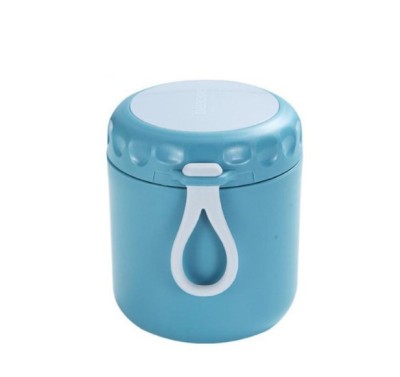 Caserola termica din inox, inchidere ermetica, termos, lingurita inclusa, 430ml foto