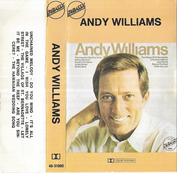 Casetă audio Andy Williams &ndash; Andy Williams, originală