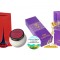 Set cadou pentru Ea, parfum de femei Love Potion insotit de crema corp, trandafir auriu din plastic suflat la baza cu aur si insigna Dactylion cu mesa