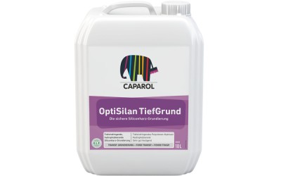 Grund Caparol pe bază de rășină siliconică OptiSilan TiefGrund foto