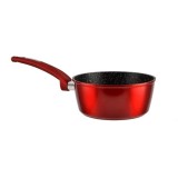 Cratita cu maner Metal Red Line, 18 cm, Antiaderent Handy KitchenServ