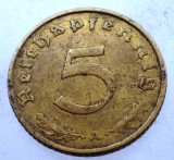 2.486 GERMANIA 5 REICHSPFENNIG 1937 A, Europa, Bronz-Aluminiu
