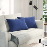 vidaXL Perne pentru canapea 2 pcs Albastru Poliție 60 x 40 cm 42013681