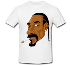 Tricou &amp;quot; Snoop Dogg smoking &amp;quot; foto