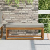 vidaXL Pernă pentru șezut Gri 115 x 40 x 8 cm 100% Polyester 900966