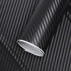 Folie colantare auto Carbon 3D - Negru (3m x 1,27m)