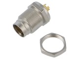 Conector M9 soclu tată aurit 125V IP40 4 PIN