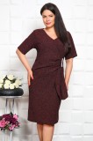 Cumpara ieftin Rochie de seara Monaco Coniac - 58Marimea