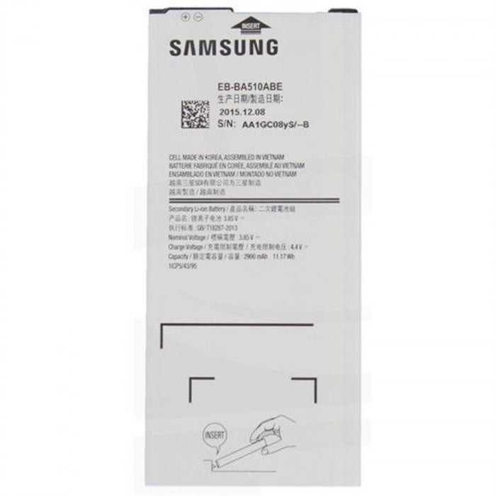 Acumulator Samsung Galaxy A5 2016 SM-A510 EB-BA510ABE folosit