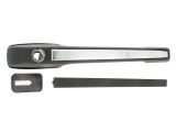Maner usa exterior Vw Golf 2, 1984-1992 modele cu 2/4 Usi, Vw Passat/Santana (B2), 1981-1988, inserare crom/negru, 191837207, usa fata partea Stanga