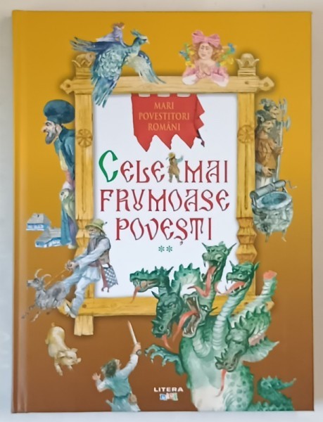 MARI POVESTITORI ROMANI , CELE MAI FRUMOASE POVESTI , VOLUMUL II , ilustratii de SIMON ZAMSA si ELENA KARACHENTSEVA , 2022