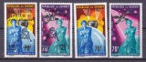 Dahomey 1968/69 cosmos MI 335-336 /387-388 suprat. MLH