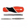 Surubelnita Multifunctionala 6 in 1 Yato YT-25971, Capete Interschimbabile, Otel S2