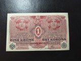 AUSTROUNGARIA 1 KRONA 1916 EXCELENTĂ