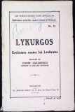 Lykurgos. Cuvantare contra lui Leokrates - Constantin Lazarescu, 1925, Romana, Biografii, Memorii