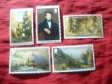 Serie Guernsey 1980 - Craciunul - Pictura , 5 valori