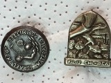 doua insigne evreiesti ,rare , de colectie