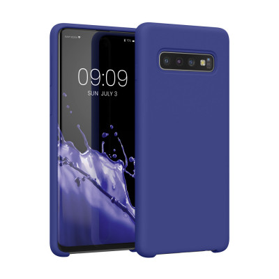 Husa kwmobile pentru Samsung Galaxy S10, Silicon, Violet, 47732.234 foto