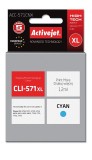 Cartus compatibil canon cli-571 cyan xl, de capacitate mare MultiMark GlobalProd, ActiveJet