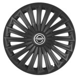 Set 4 capace roti Joy Negru R17 pentru gama auto Nissan