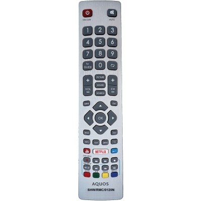 Telecomanda Aquos SHW/RMC/0120N Compatibila cu Sharp Lcd, Led si Smart Tv Gata de Utilizare foto