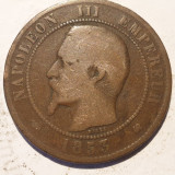 Franta 10 centimes 1853 K Napoleon III, Europa