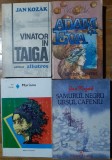 4 vol. Jan Kozak (Vinator in taiga / Vanator in taiga, Adam si Eva, Samurul negru ursul cafeniu, Mariana) - doar impreuna