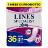 Absorbante pentru incontinenta Lines Specialist Maxi, 6 picaturi, 36 bucati (3 pachete de 12) - NOU