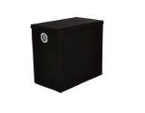 Cumpara ieftin Cos Rufe Pliabil Amazon Basics Negru, Capac Magnetic, 3 Compartimente, 61x36x58 cm - RESIGILAT