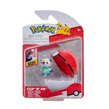 Pokemon - Figurine Clip N Go, Oshawott &amp; Poke Ball