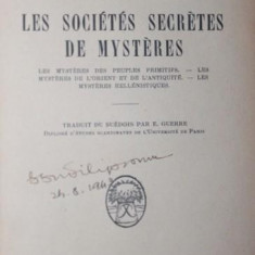LES SOCIETES SECRETES DE MYSTERES