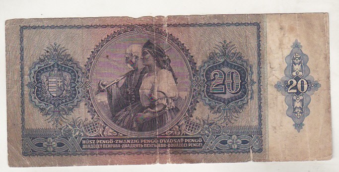 bnk bn Ungaria 20 pengo 1941 uzata
