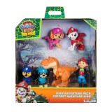 Patrula catelusilor filmul cu dinozauri set aventura dino cu figurine si accesorii