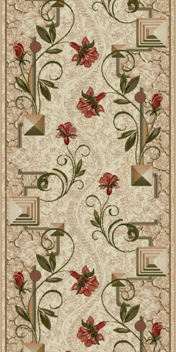Traversa Lotos 587-116 Latime 120 cm Diverse Lungimi 1800 gr/mp Crem