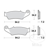MBS Placute frana TRW MCB669, Cod Produs: 7872773MA